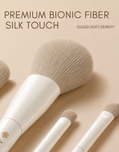 ANEW 10-Piece Beginner-Friendly Makeup Brush Set | Soft Synthetic Bristles for Face & Eye Makeup